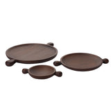 Brownwood Carved Tray By Accent Decor