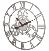Bulova C4389 Sibley Wrought Iron Gear 20" Wall Clock - view 2
