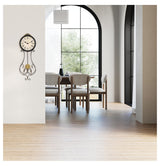 Bulova C4391 Paulina Wrought Iron Style Pendulum Wall Clock - view 3