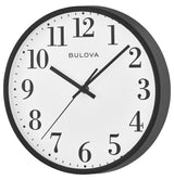 Bulova C5009 Cubicle Black Silent Sweep 10.5" Wall Clock - view 2