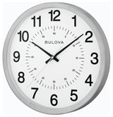 Bulova C5010 Easton Spun Nickel Silent Sweep 12" Wall Clock - view 2