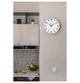 Bulova C5010 Easton Spun Nickel Silent Sweep 12" Wall Clock - view 3