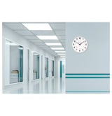 Bulova C5011 Timer Spun Nickel Silent Sweep 10" Wall Clock - view 4