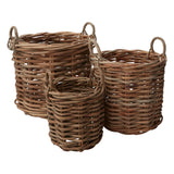 Cabana Wood Baskets By Accent Decor
