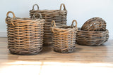 Cabana Wood Baskets By Accent Decor