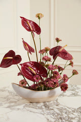 Carys Reactive Glaze Ceramic Boat-Shaped Vessels By Accent Decor