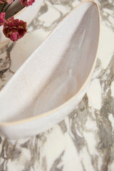 Carys Reactive Glaze Ceramic Boat-Shaped Vessels By Accent Decor