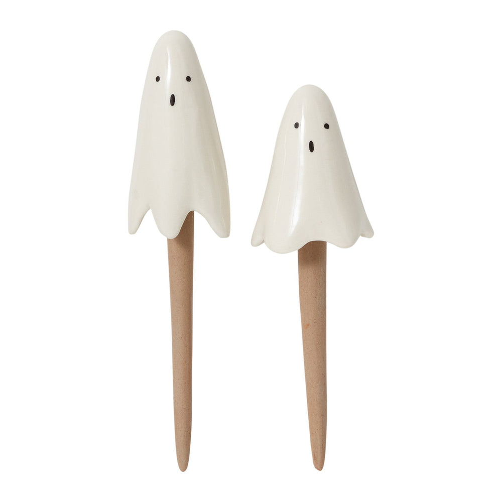 Casper Ceramic Plant Sticks (Set of 2) By Accent Decor