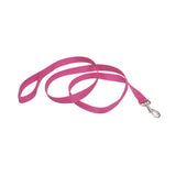 Single-Ply Nylon Dog Leash, 6' - Small - 5/8" x 6' / Neon Pink