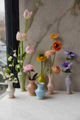 Chasing Rainbows Glossy Ceramic Bud Vases By Accent Decor