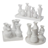 Chic Ceramic Bud Vases By Accent Decor