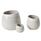 Choice Speckled Textured Pots By Accent Decor