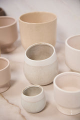 Choice Speckled Textured Pots By Accent Decor