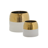 Claire Ceramic Pots By Accent Decor