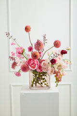 Clematis Ribbed Textured Vase By Accent Decor