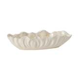Coastline Reactive Glaze Ceramic Trough Vessel By Accent Decor