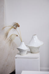 Cornett Sculptural Asymmetrical Ceramic Vases By Accent Decor - 10.75" x 11.5" - Image 7