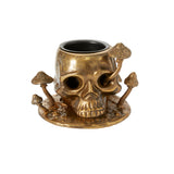 Cranium Metal Pot By Accent Decor