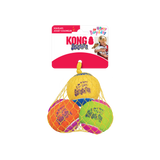 KONG Happy Birthday Squeaker Tennis Ball Dog Toy, 3-Pack - view 2