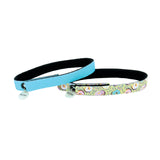 ElastaCat FlexFit Cat Collar, 2-Pack - Donuts and Blue