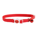 Safe Cat Adjustable Snag-Proof Breakaway Cat Collar - Red