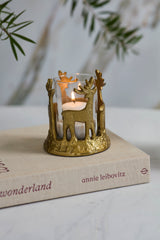 Deer Dance Votive Candleholders By Accent Decor