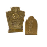 Duelo Metal Tombstone Decor By Accent Decor