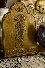 Duelo Metal Tombstone Decor By Accent Decor