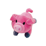 Li'l Pals Plush Dog Toy with Squeaker - Pig