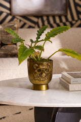 E+E Beatrice Metal Pot By Accent Decor