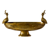 E+E Emerson Footed Metal Boat-Shaped Vessel By Accent Decor