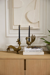 E+E Pheasant Metal Candleholders By Accent Decor
