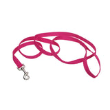 Single-Ply Nylon Dog Leash, 6' - X-Small - 3/8" x 6' / Pink Flamingo