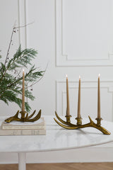 Elegant Antler Candleholders By Accent Decor