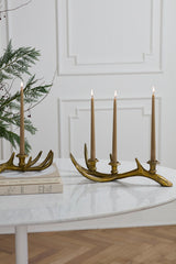 Elegant Antler Candleholders By Accent Decor