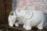 Elephant Ceramic Pot By Accent Decor