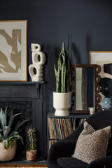 Elliott Footed Reactive Glaze Ceramic Planters By Accent Decor - 9.75" x 11", White - Image 6