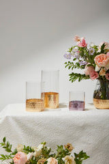 Elsa Cylinder Glass Vases By Accent Decor