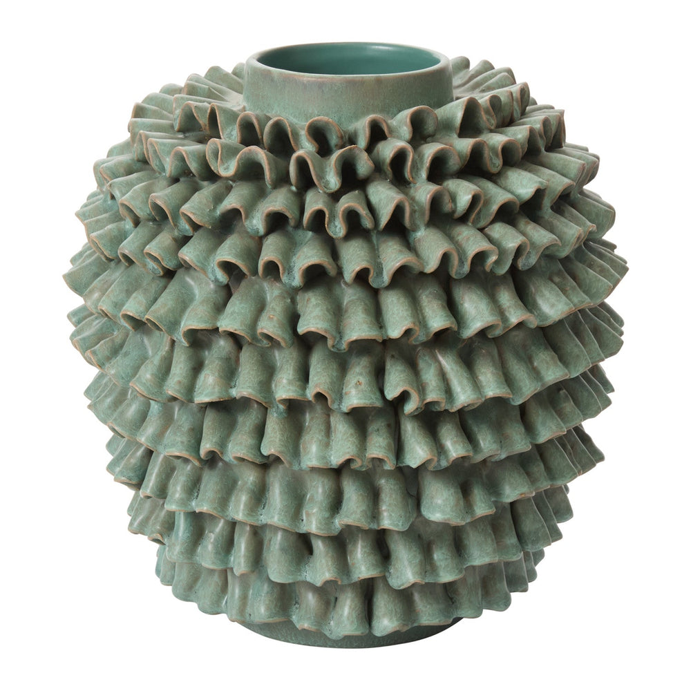 En Pointe Textured Ceramic Vase By Accent Decor