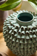 En Pointe Textured Ceramic Vase By Accent Decor
