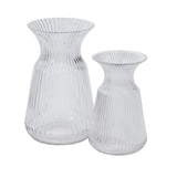 Esther Ribbed Textured Vases By Accent Decor