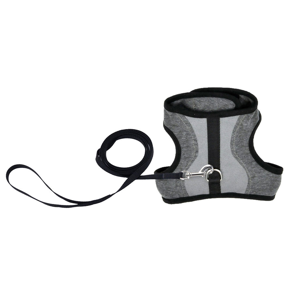 Adjustable Cat Wrap Harness with 6' Leash - Small - 9"-14"