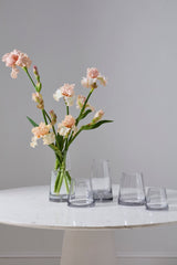 Fat Pyramid Glass Vases By Accent Decor