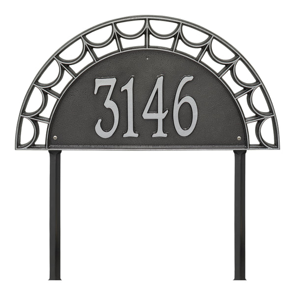 Whitehall Products Whitehall Federal Signature Extra Grande Lawn 1-Line Personalized Address Plaque