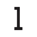 Whitehall Modern 4.5" Stand-Off House Numbers & Letters - 1 / Black