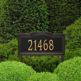 Whitehall Arbor Signature Extra Grande Lawn 1-Line Personalized Address Plaque - lifestyle