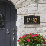 Whitehall Sheridan Signature Grande Wall 1-Line Personalized Address Plaque - lifestyle