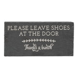 Whitehall Thanks a Bunch 2-Line Etched Wall Slate Personalized Sign - Silver