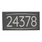 Whitehall Lainey 1-Line Etched Wall Slate Personalized Sign - Silver