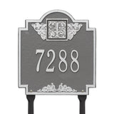 Whitehall Monogram Standard Lawn 1-Line Personalized Plaque